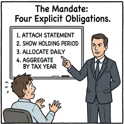 Excerpt from Form 8621 Instructions showing the Line 16a mandate