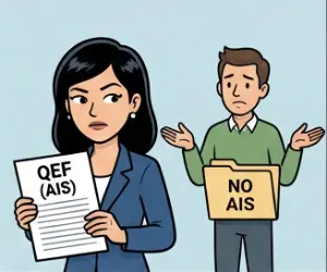 Visual comparison showing QEF looking great on paper but difficult in practice due to missing AIS